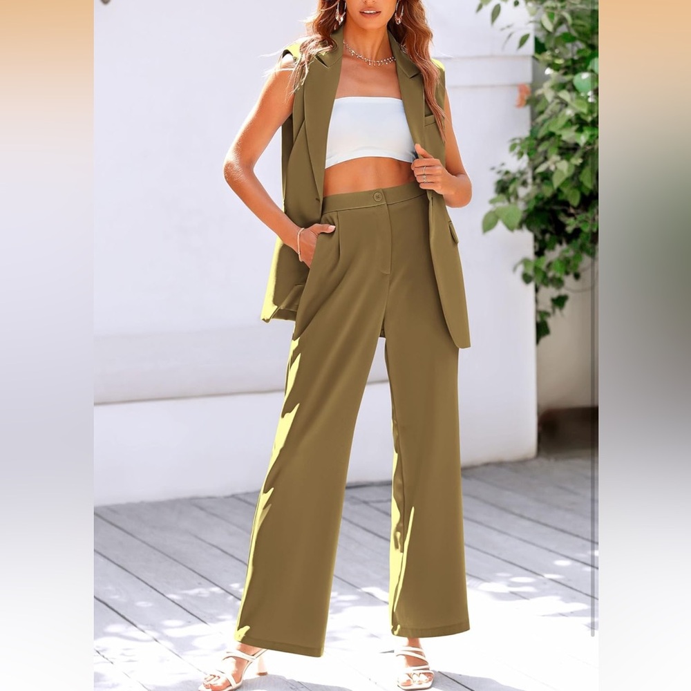 Pretty Garden | Olive Trousers
